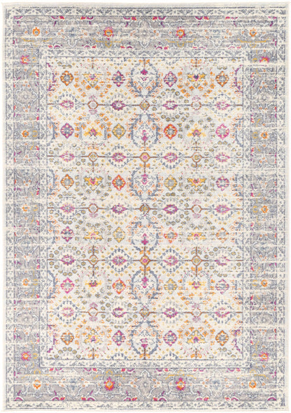 Silia Ferla Grey & Multi Transitional Rug