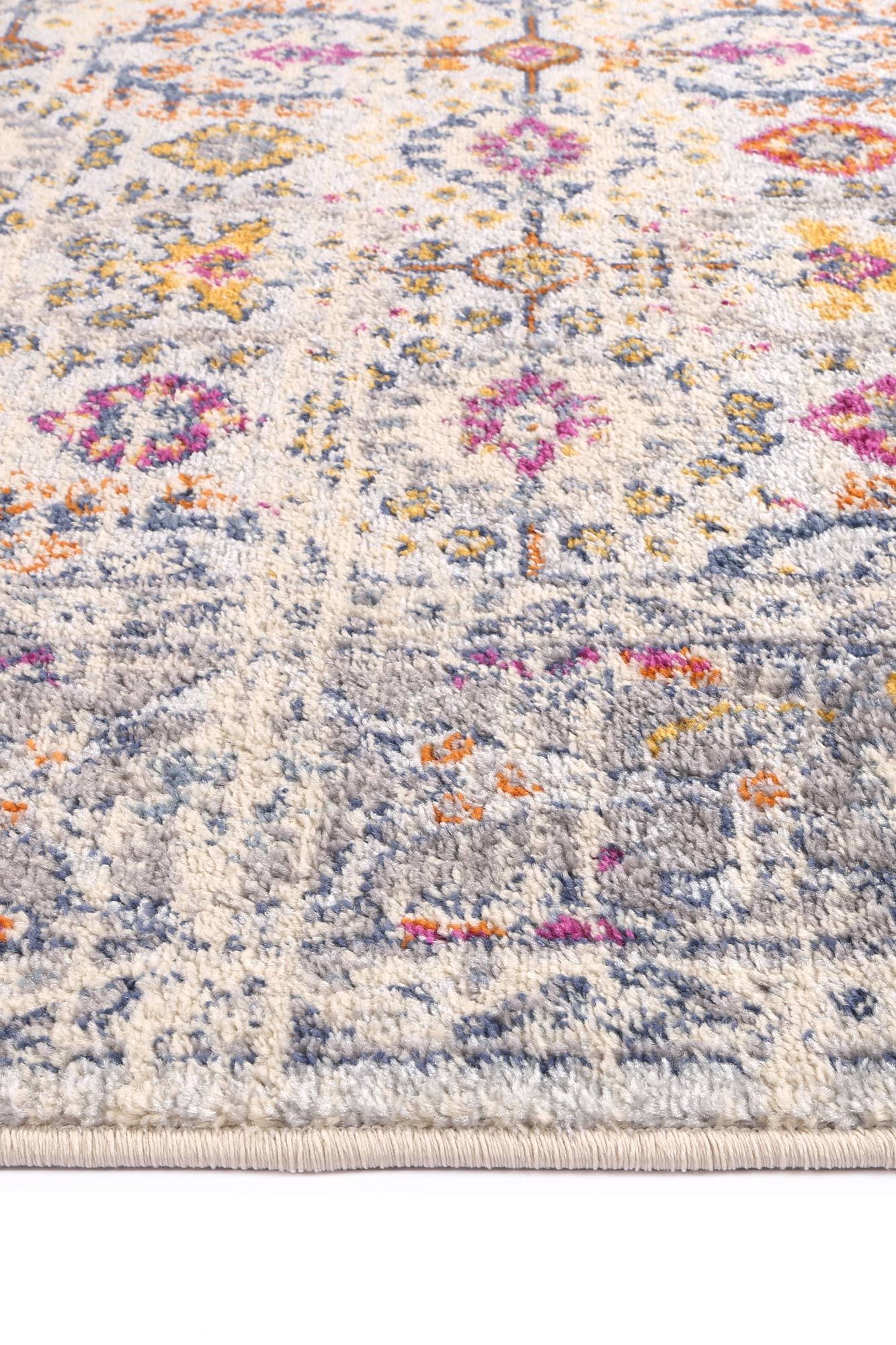 Silia Ferla Grey & Multi Transitional Rug