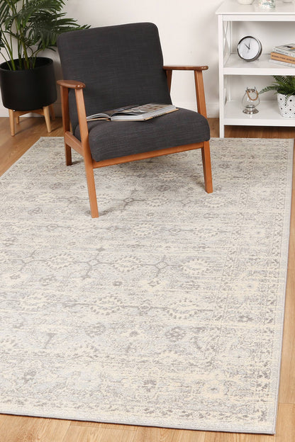Silia Vizzini Grey & Beige Transitional Rug