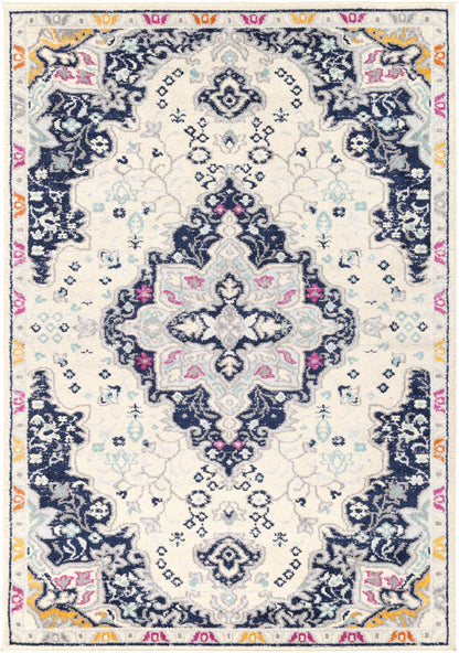 Silia Acate Ivory & Multi Transitional Rug