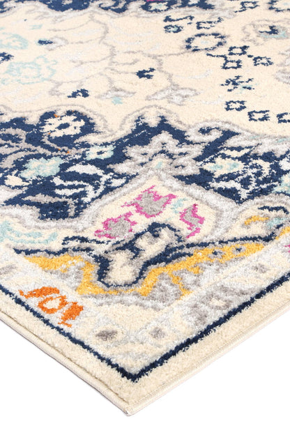 Silia Acate Ivory & Multi Transitional Rug