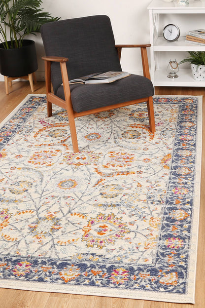 Silia Mortilli Blue & Yellow Transitional Rug