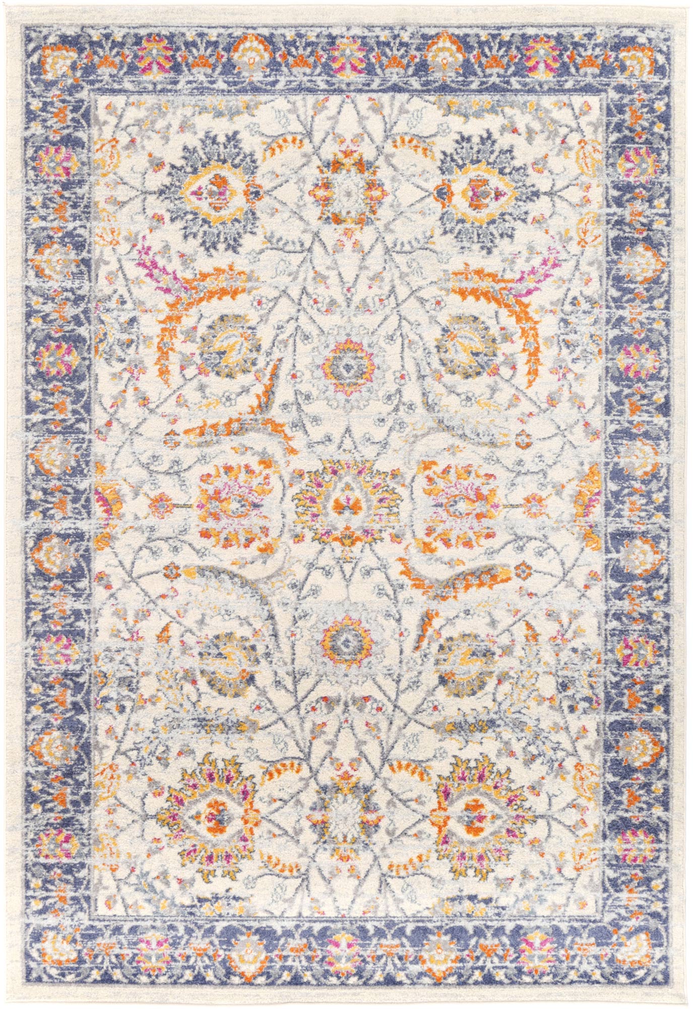 Silia Mortilli Blue & Yellow Transitional Rug