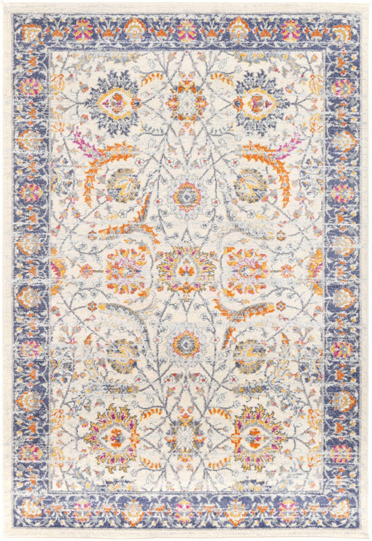 Silia Mortilli Blue & Yellow Transitional RugSilia Mortilli Blue & Yellow Transitional Rug - /products/sicily-sici18-cream-navy