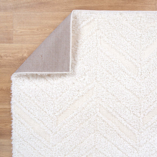 Tender Chevron Cream Shag Rug - /products/tender-chevron-cream-shag-rug