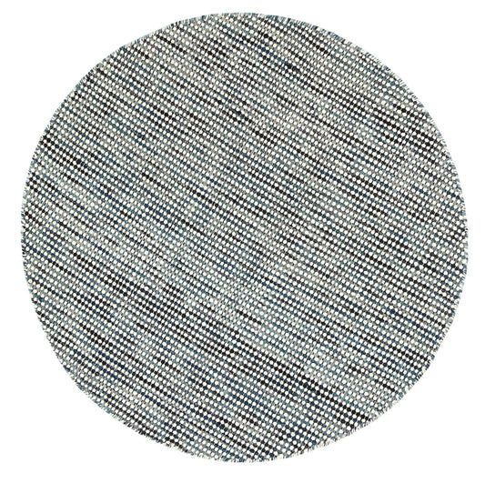 Nordic Teal Reversible Wool Round RugNordic Teal Reversible Wool Round Rug - /products/scandi-teal-reversible-wool-round-rug