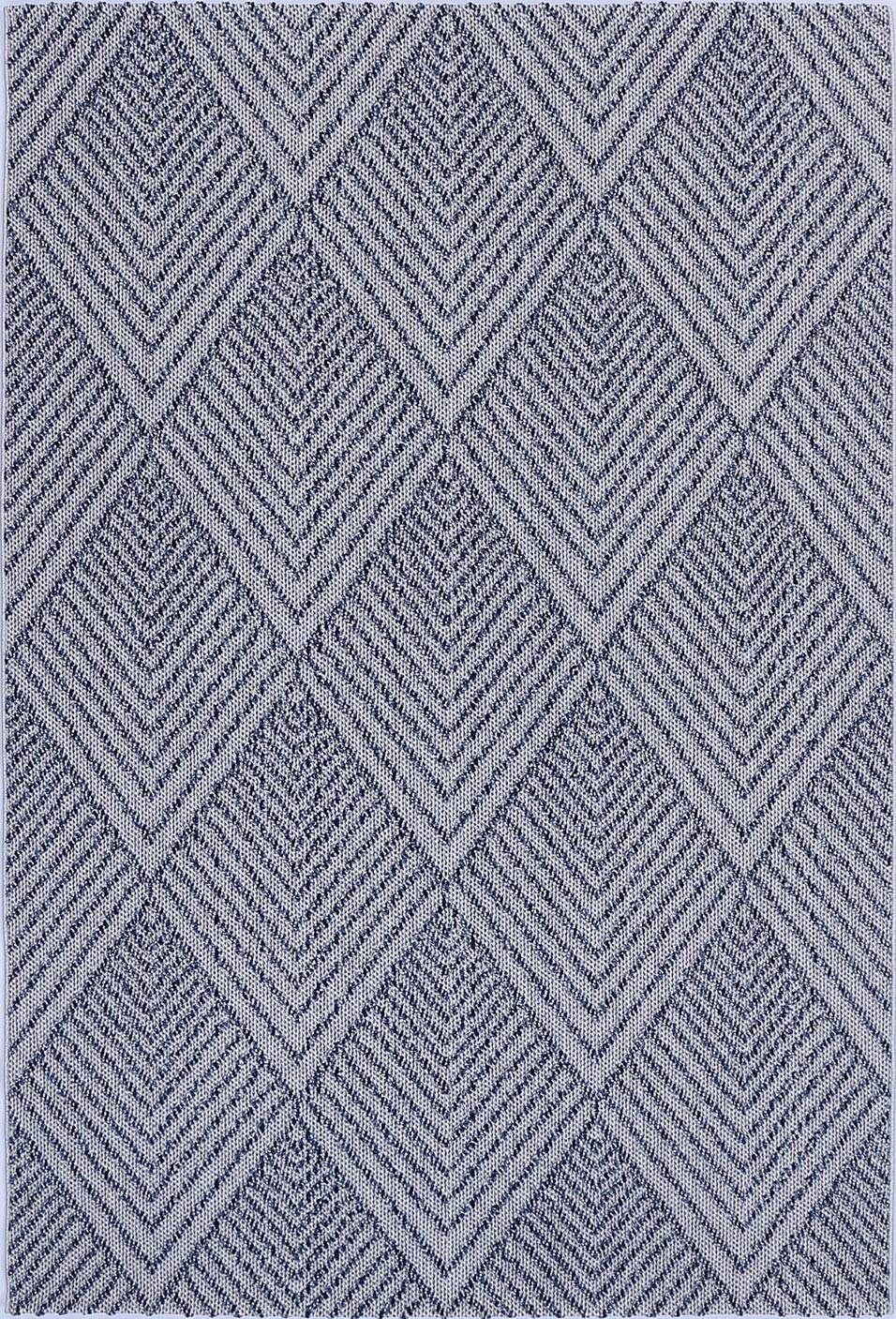 Vanuatu Naka Charcoal Geometric Flatweave Rug