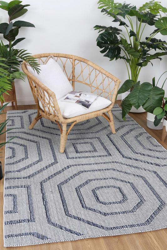 Vanuatu Hale Charcoal Geometric Flatweave Rug - /products/vanuatu-hale-charcoal-geometric-flatweave-rug