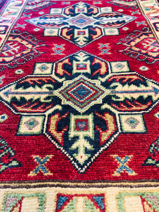 Very good quality of Afghan Handmade Chubi Wool - /products/veg-dyse-chubi-rug