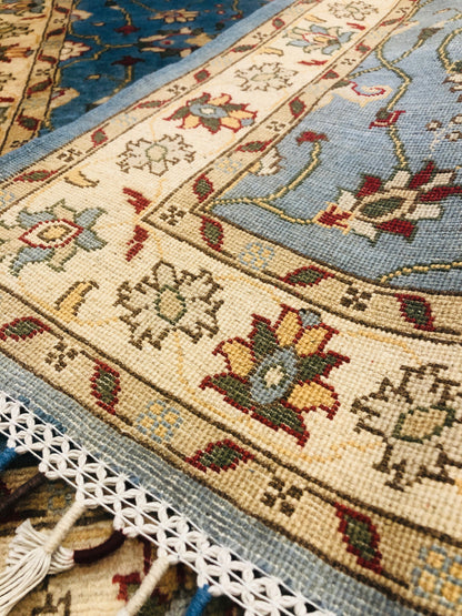 This fantastic handmade hand knotted Chubi rugs are