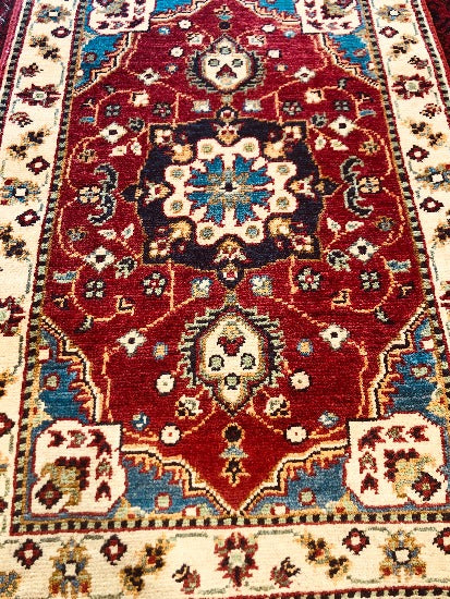 Handmade Hand knotted Chubi Veg Dyes Rug