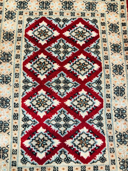 Handmade Hand knotted soft Bokhara Village Rug