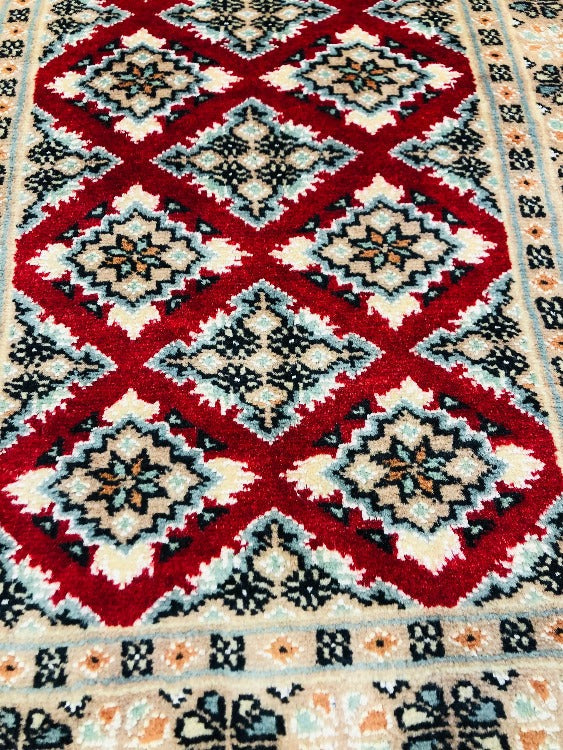 Handmade Hand knotted soft Bokhara Village Rug