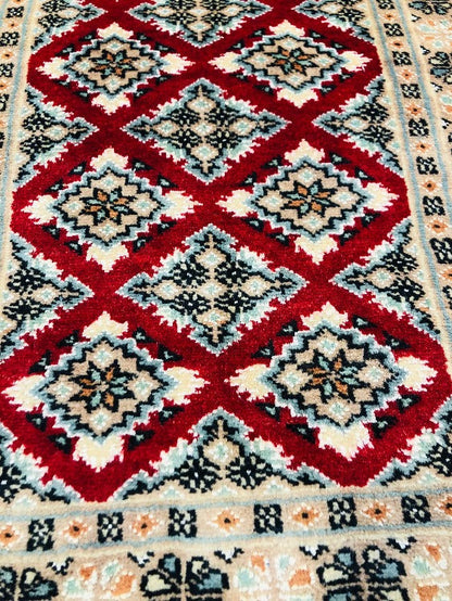 Handmade Hand knotted soft Bokhara Village Rug