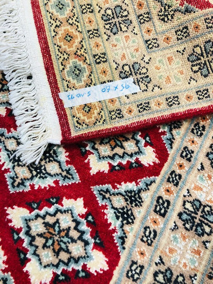 Handmade Hand knotted soft Bokhara Village Rug