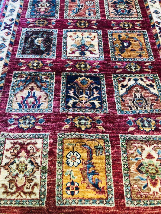 All the colours in this Attractive Rug are from Natural Vegetable Dyes - /products/120-x-83-cm