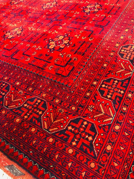 This piece of Art Rug has a natural Ghaznee silky and velvety WOOL