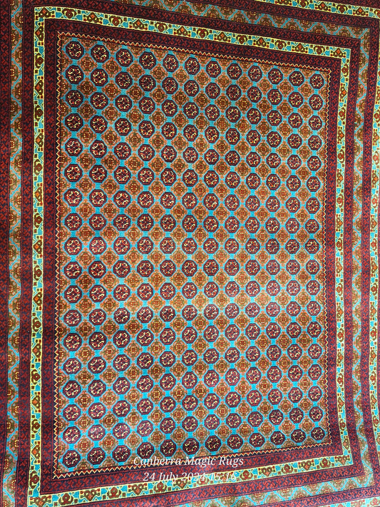 Hand knotted Unique Bukhara Rug from AfghanistanHand knotted Unique Bukhara Rug from Afghanistan - /products/copy-bukhara-rugs-were-originally-woven-in-afghanistan-1