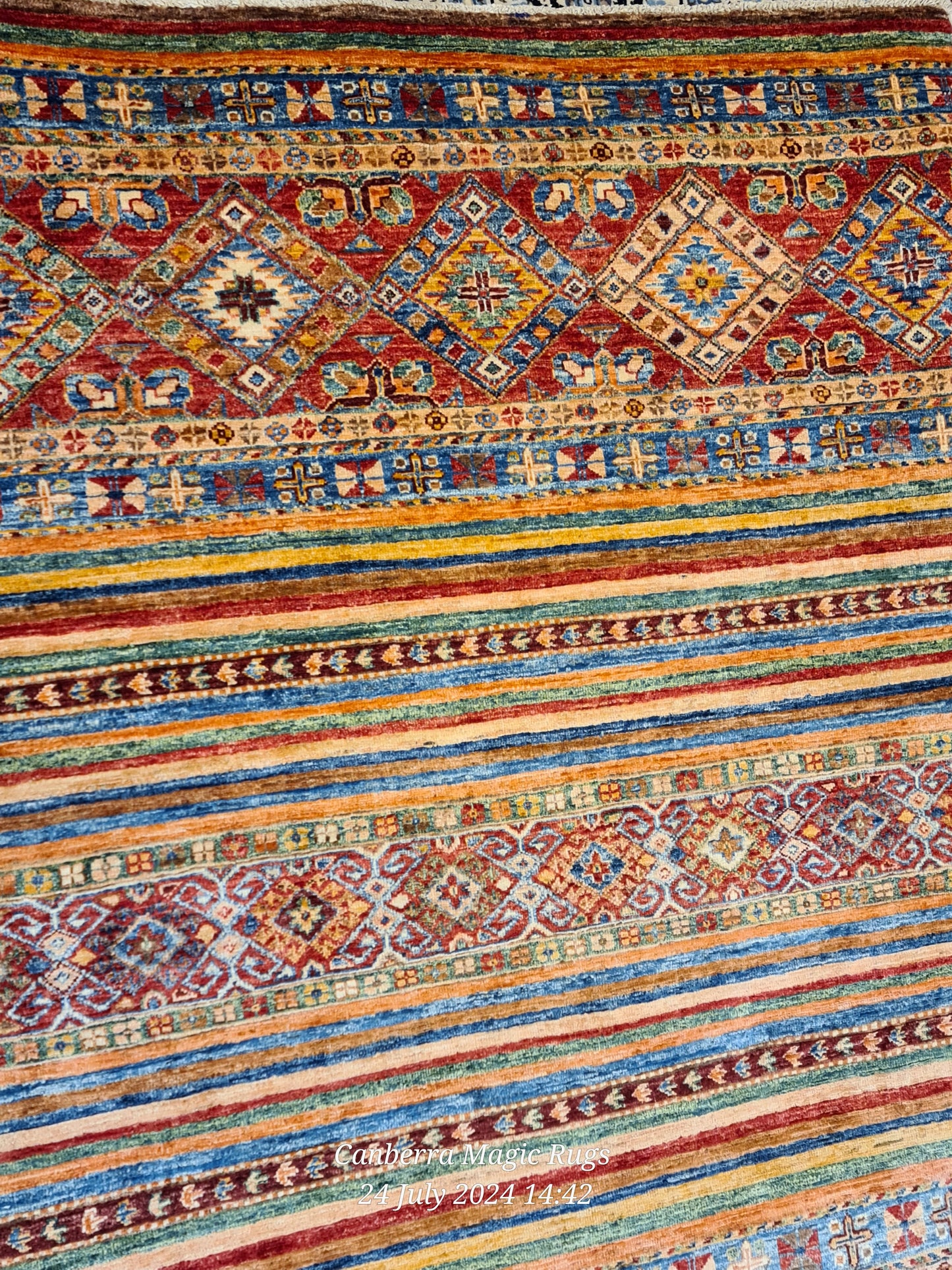 Art for your floor Superfine multi colour Kazak Rugs