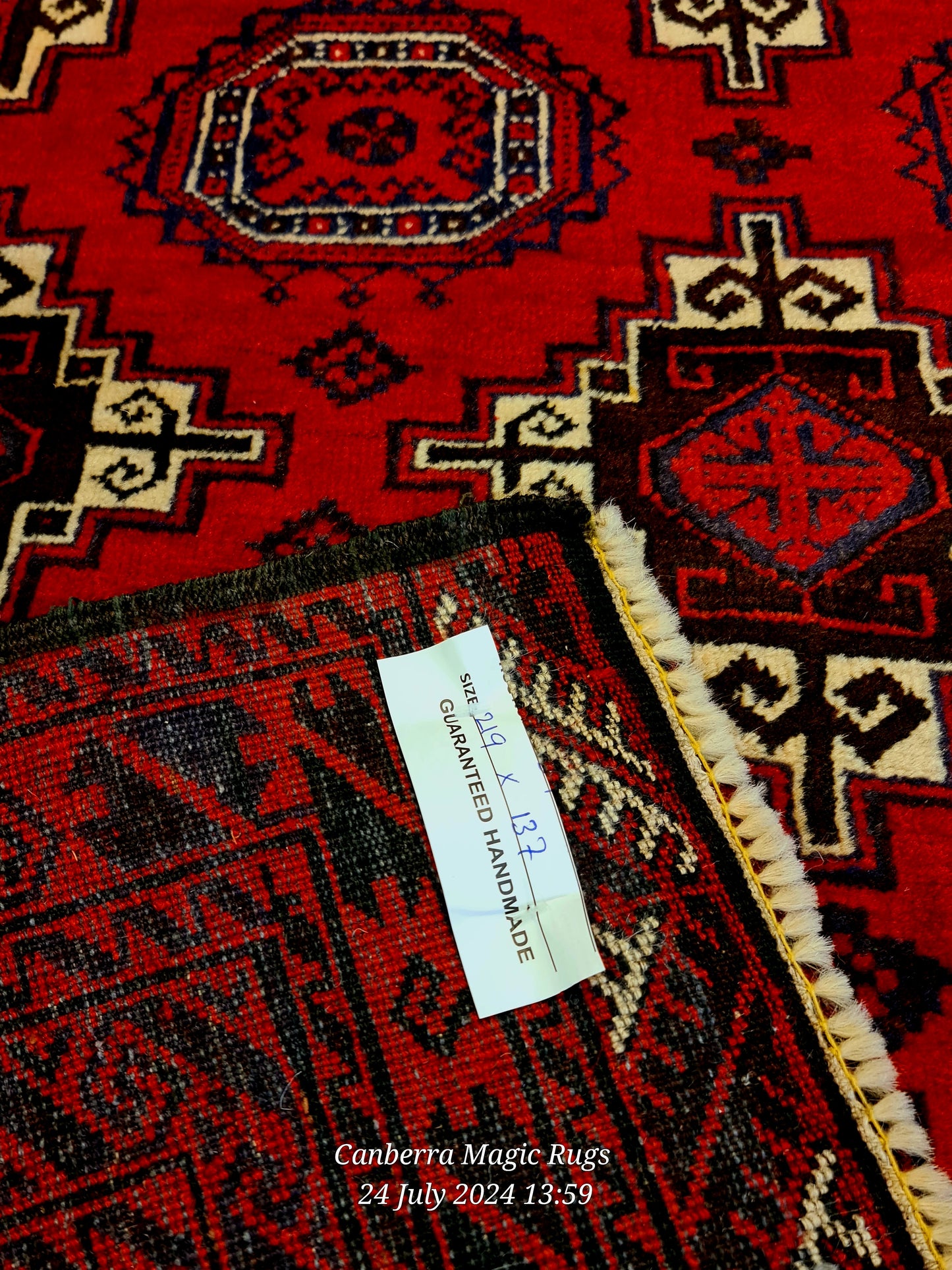 Soft wool Bukhara Rug is the best quality of Handmade