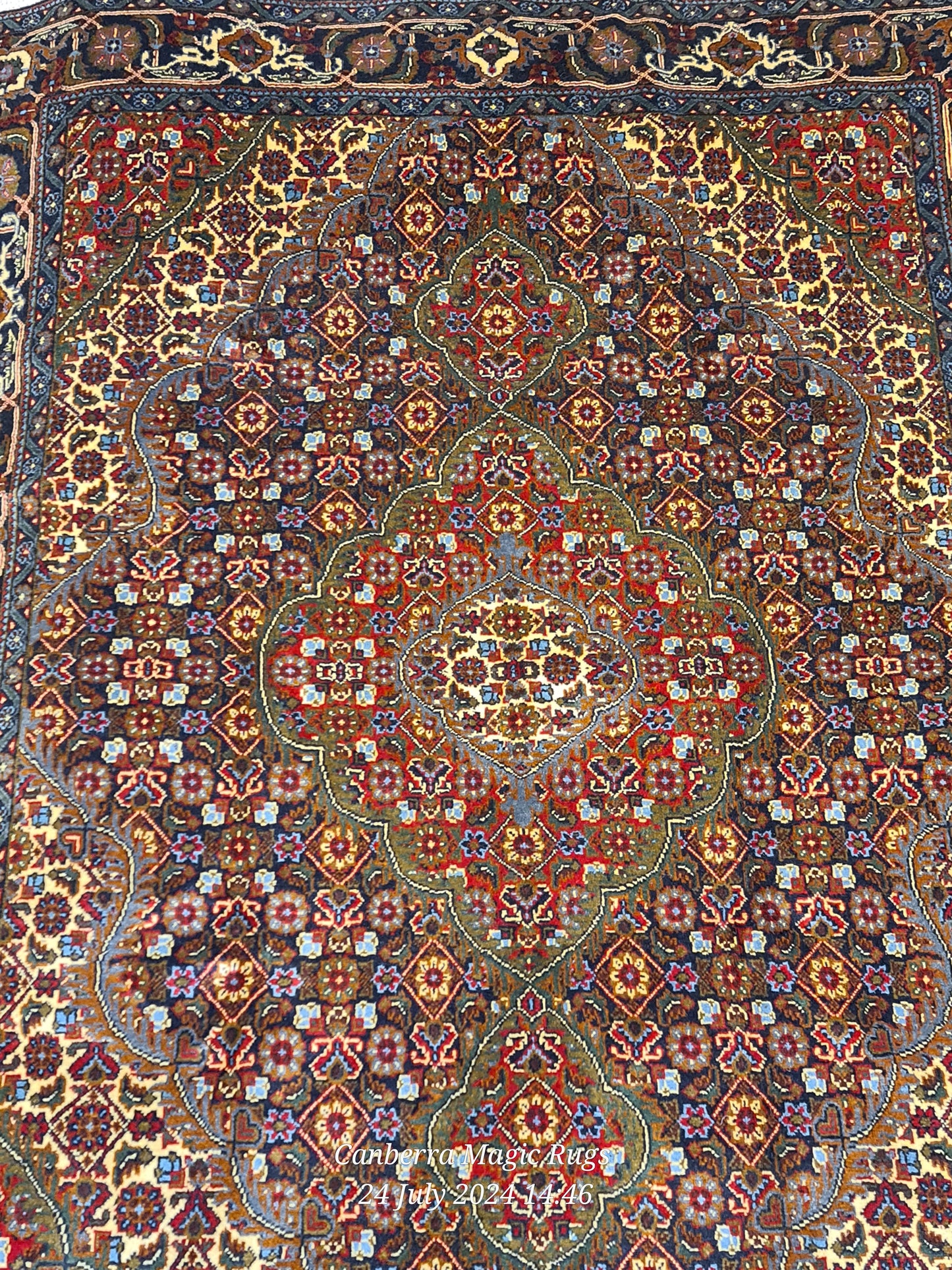 HAND KNOTTED MARINUS AFGHAN RUG