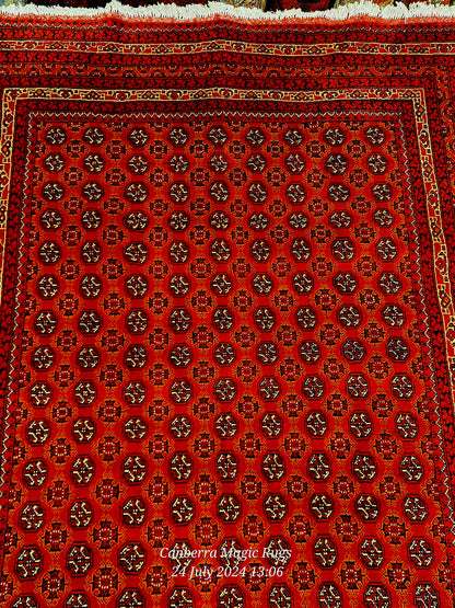 Bukhara rugs were originally woven in Afghanistan