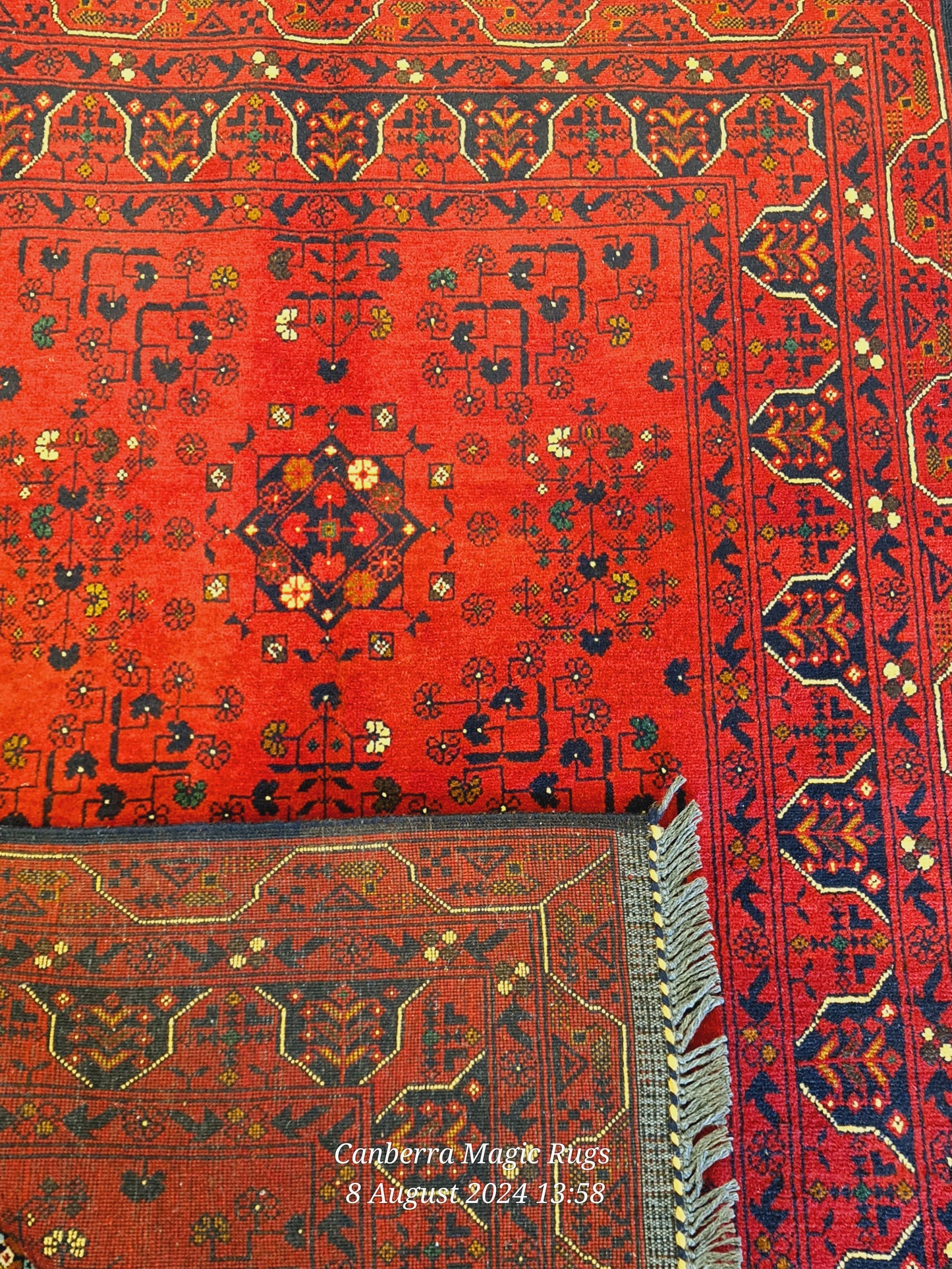 Fine Kundoz Hand Knotted Rug