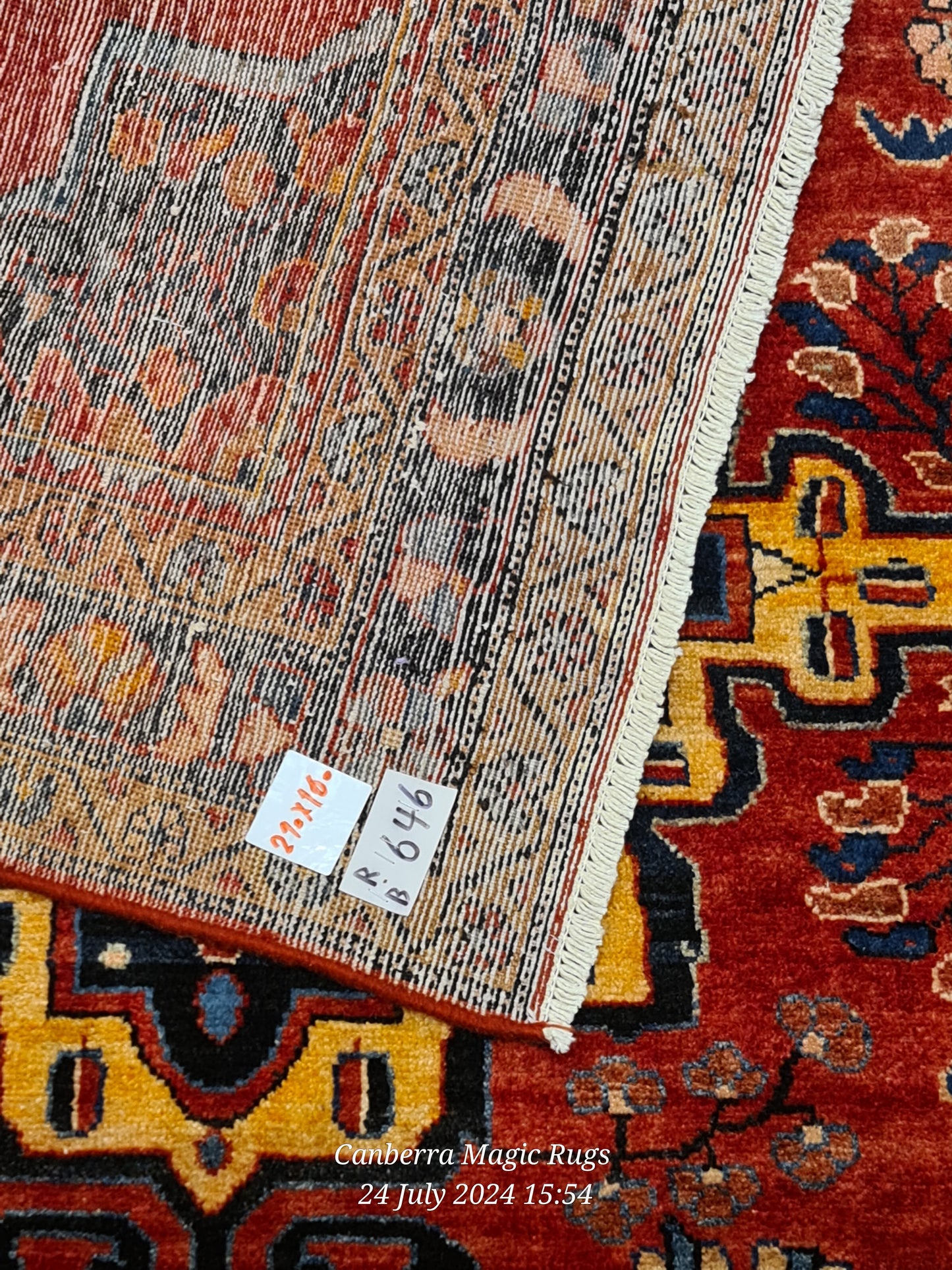 Guaranteed Original Hand Knotted Silk Wool Rug (140 x 250 cm)