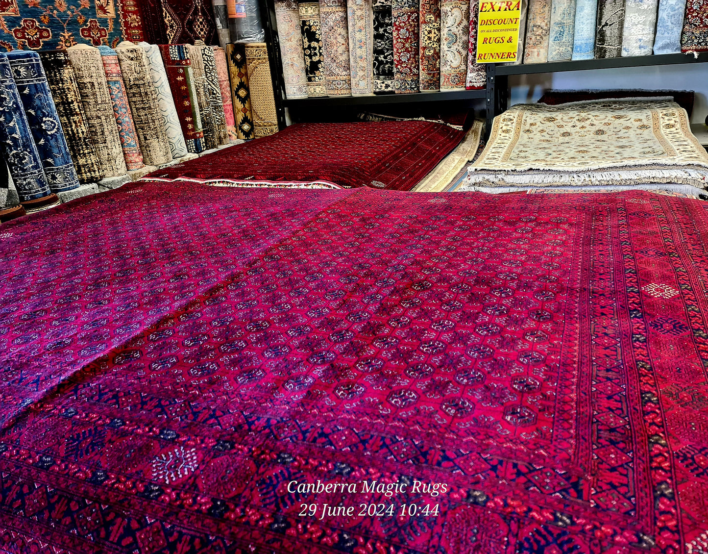 Bukhara rugs were originally woven by the nomadic Turkman tribe