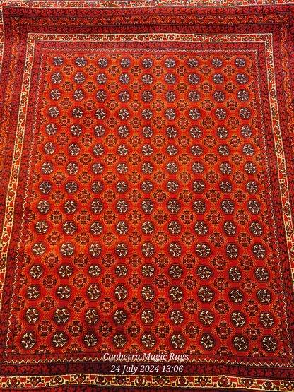 Bukhara rugs were originally woven in Afghanistan