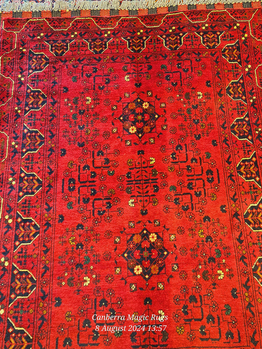 Fine Kundoz Hand Knotted Rug - /products/khal-hand-knotted-rug