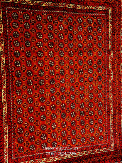 Bukhara rugs were originally woven in Afghanistan