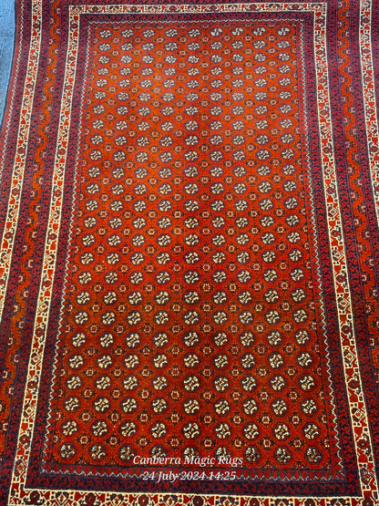 Soft wool Turkmen Rug is the best quality of Handmade