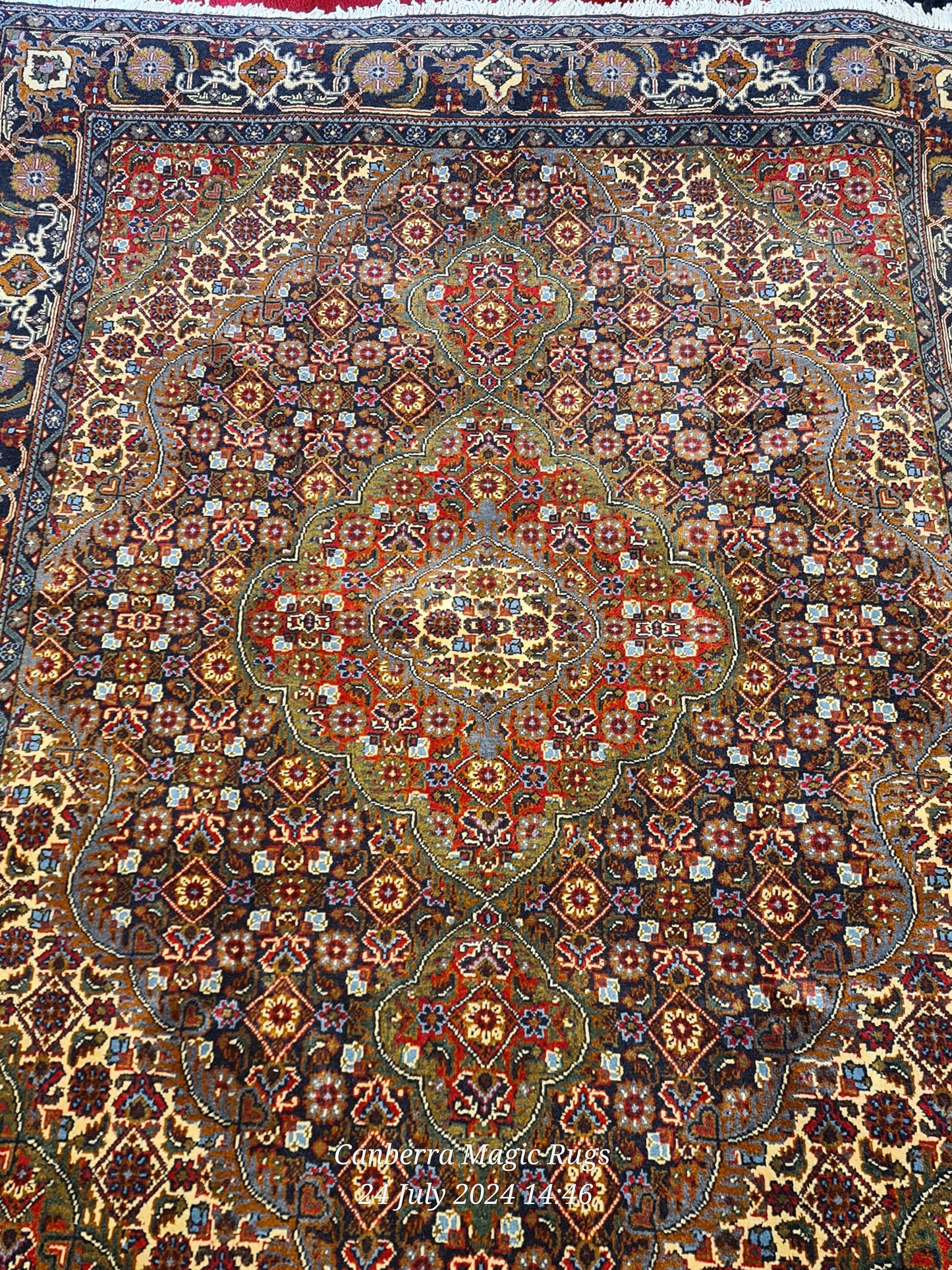 HAND KNOTTED MARINUS AFGHAN RUG