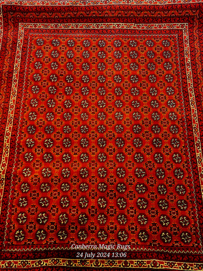 Bukhara rugs were originally woven in Afghanistan