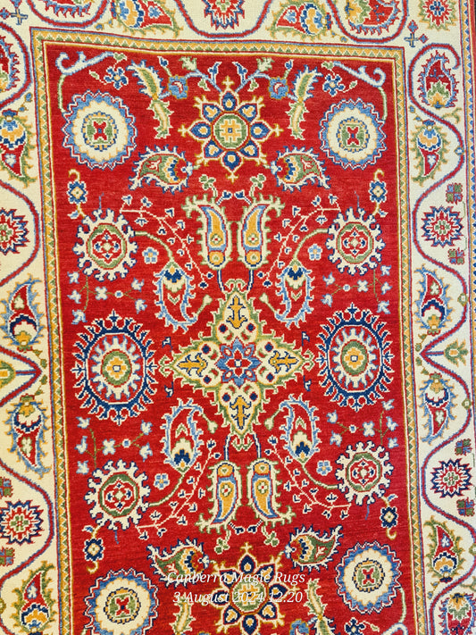 Kazak Rug are from Natural Vegetable Dyes.Kazak Rug are from Natural Vegetable Dyes. - /products/copy-red-base-with-multi-colour-and-cream-base-border-superfine-kazak