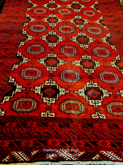 Soft wool Bukhara Rug is the best quality of Handmade