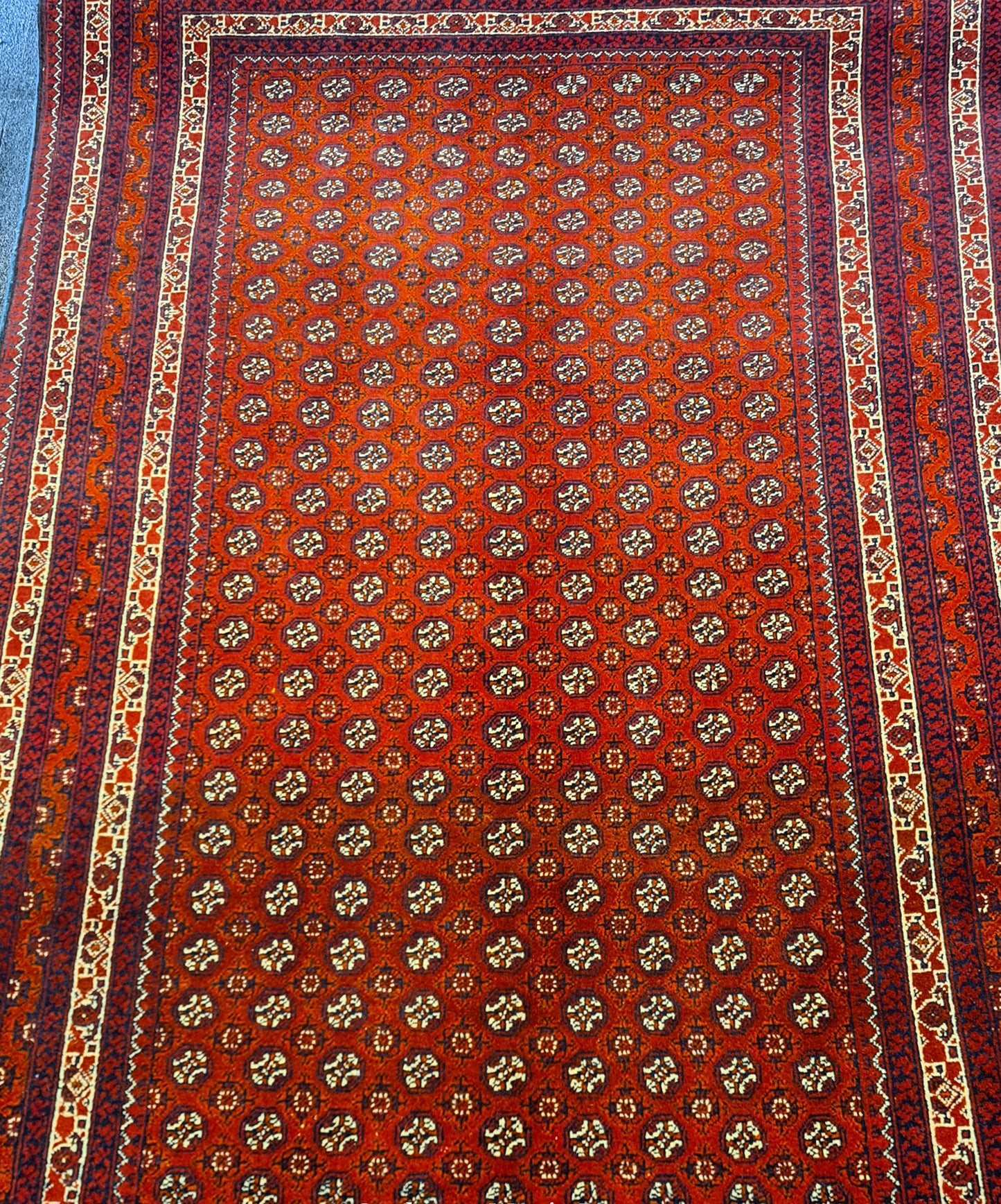 Soft wool Turkmen Rug is the best quality of Handmade