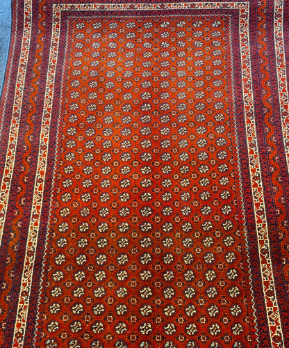 Soft wool Turkmen Rug is the best quality of Handmade