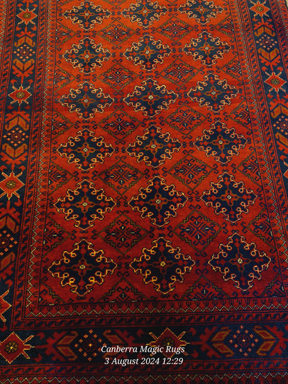 Hand Knotted Kundoz Rugs from Afghanistan