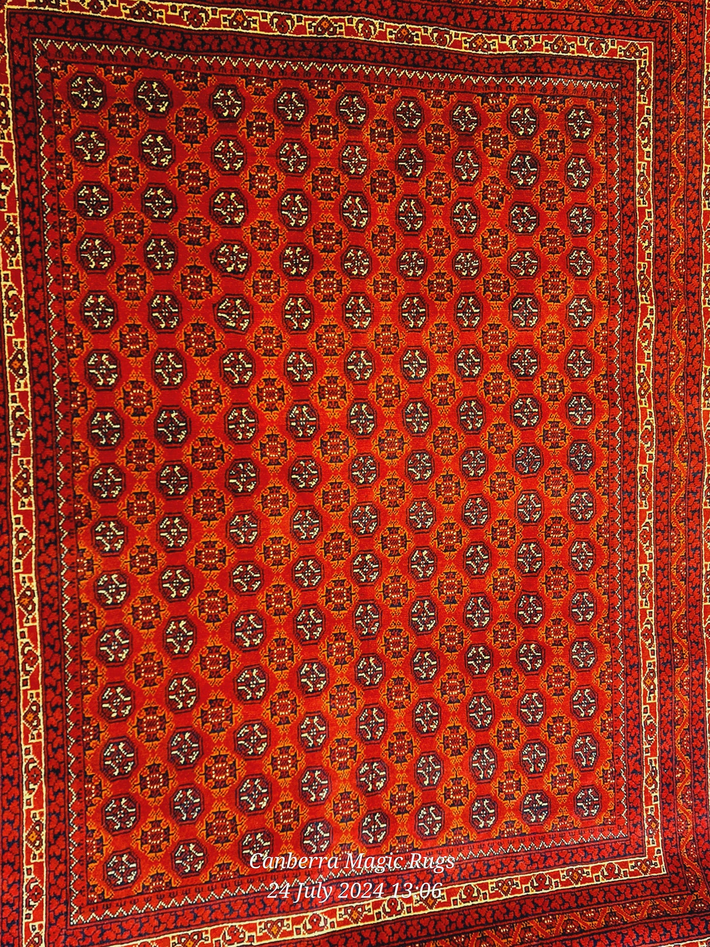 Bukhara rugs were originally woven in Afghanistan