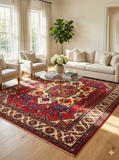 Handwoven Traditional Persian Rug Classic Design (160 x 230 cm)